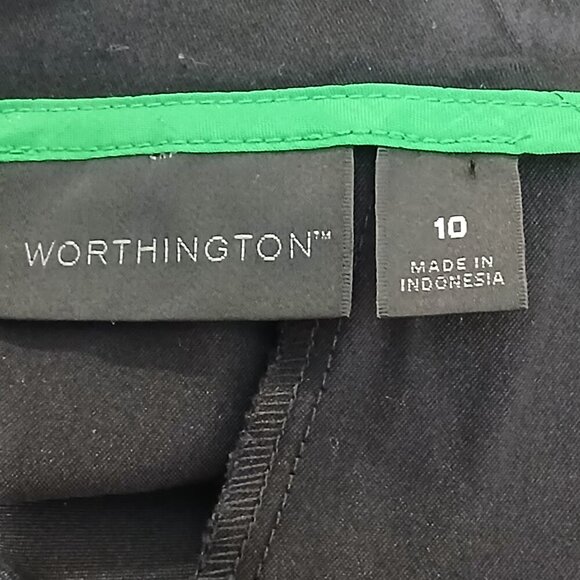 WORTHINGTON BLACK PENCIL SKIRT, SIZE 10, ABOVE THE KNEE LENGTH,WOMENS - Picture 8 of 8